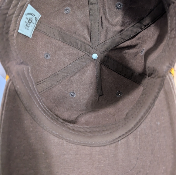 Smokey Bear Hat Cap Snap Back Brown Rope Outdoors Hiking Camping Outdoors Mens - Picture 8 of 8